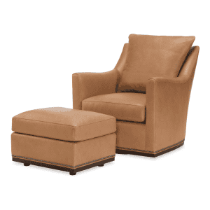 Jamestown Leather Swivel Chair