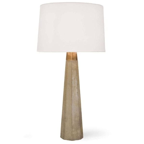 Beretta Concrete Table Lamp Rousseaus Lighting by Regina Andrew