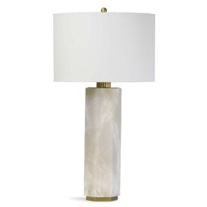 Rousseaus Gear Alabaster Table Lamp