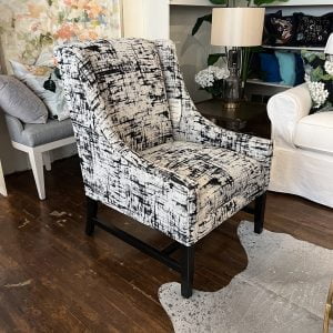 Patterned Accent Chair