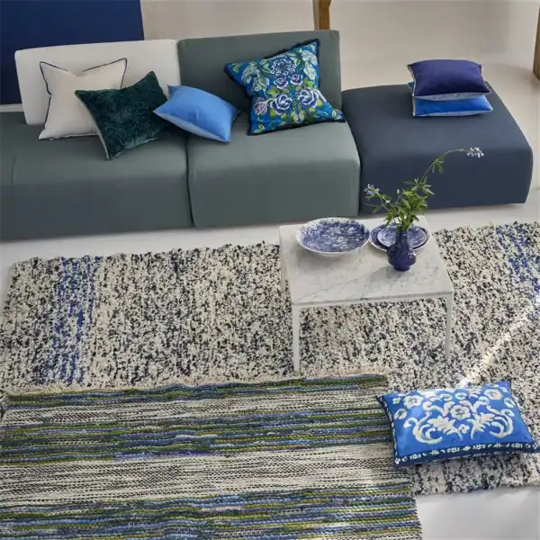Varese Cerulean & Sky Pillow - Image 3