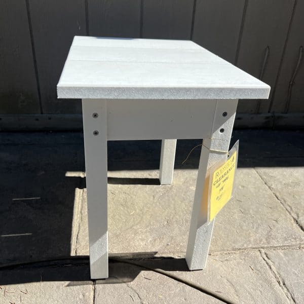 Rectangular Side Table - White - Image 3