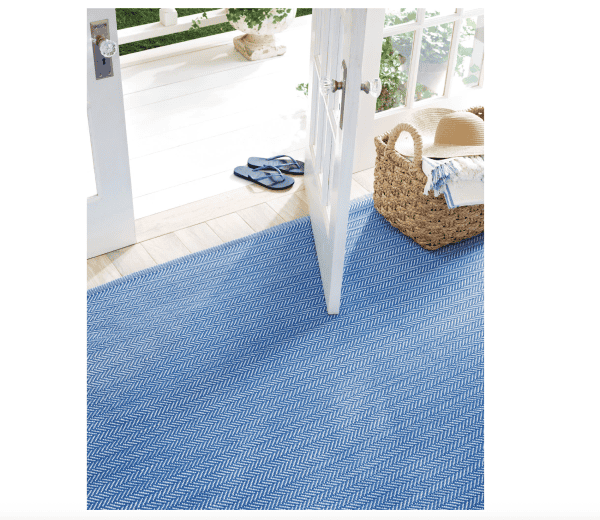 Herringbone Handwoven Indoor/Outdoor Rug - Image 6