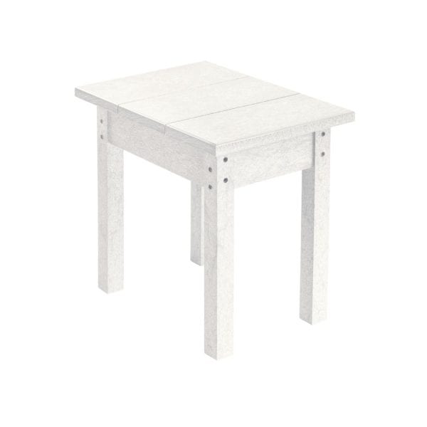 Rectangular Side Table - White
