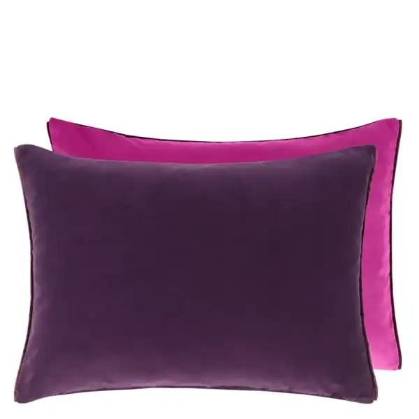 Cassia Aubergine & Magenta Pillow - Image 2
